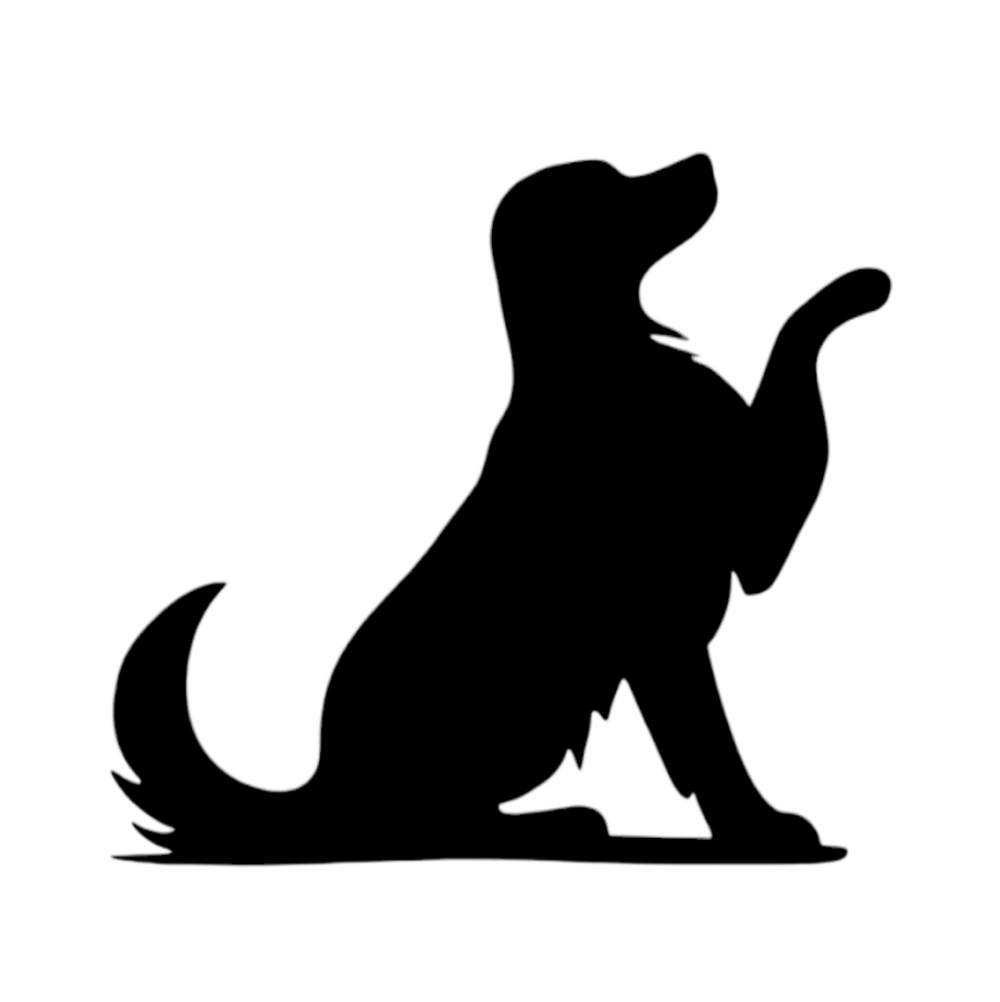 Golden Retriever Dog Best Friend Vinyl Graphic Auto Laptop Decal Animal Sticker